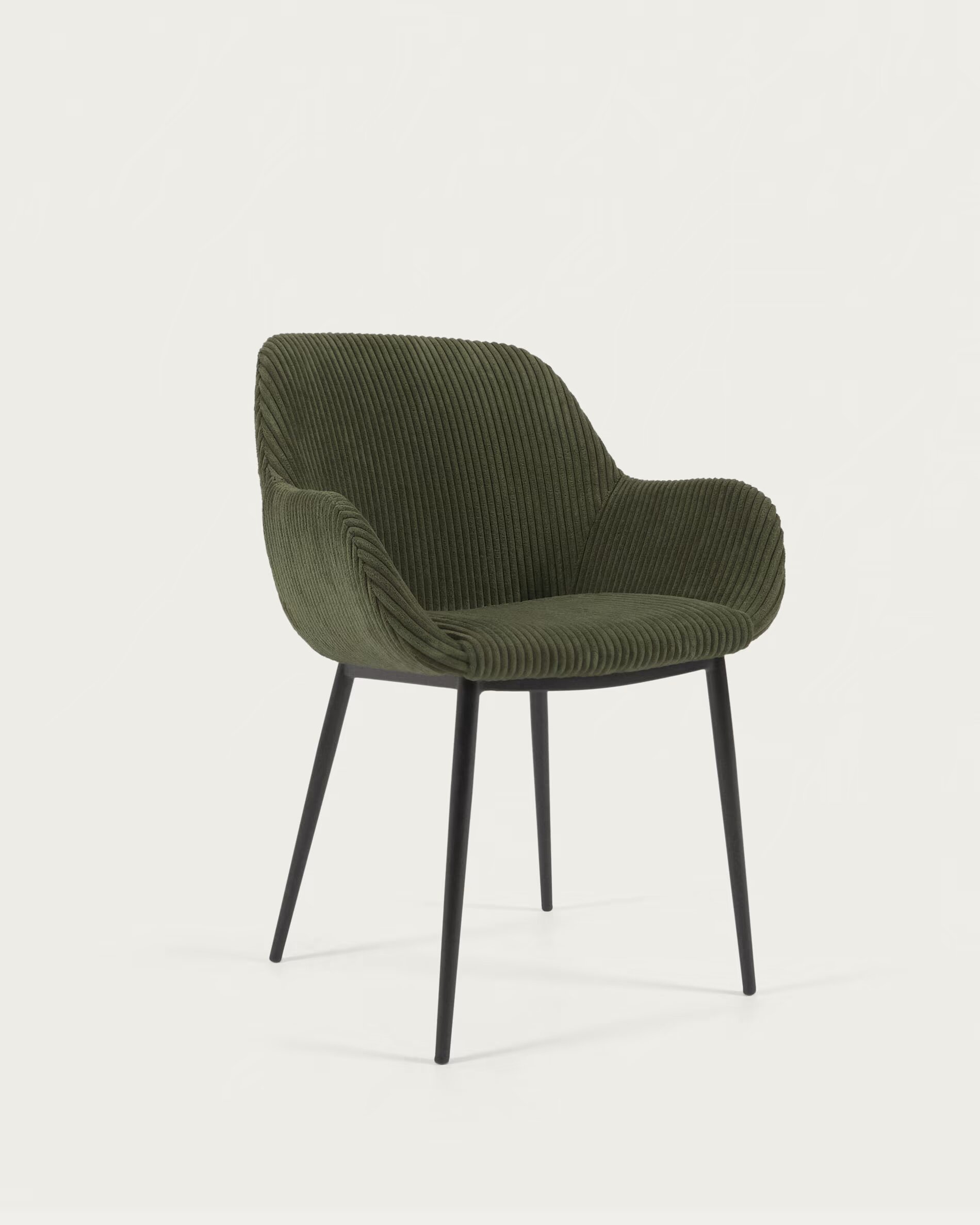 Verde oscuro Pana gruesa Metal