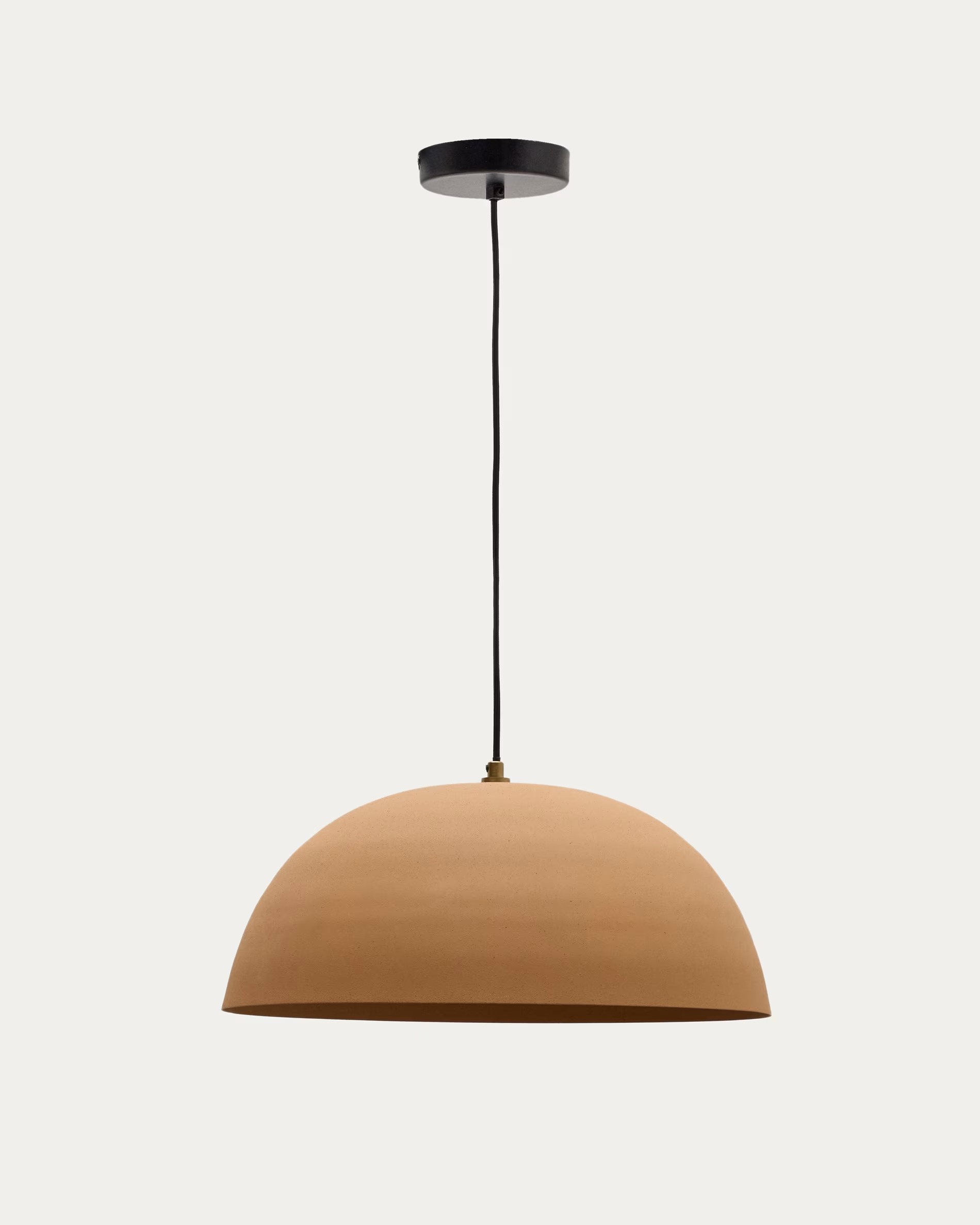 Lámpara de techo Nibla de metal efecto terracota Ø46 cm